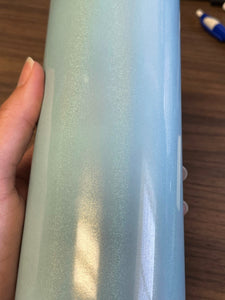 20 oz Blue Glitter Tumbler